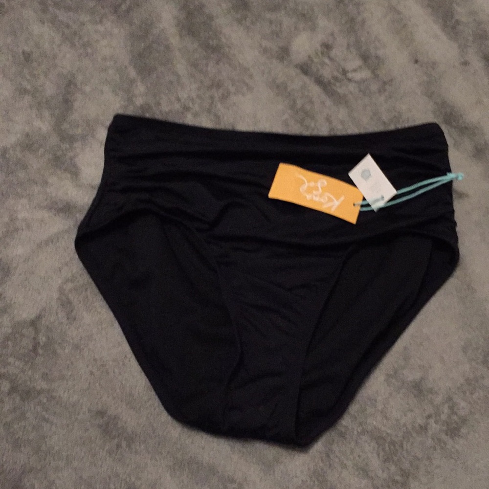 NWT Kona Sol high waisted bathing suit bottoms S